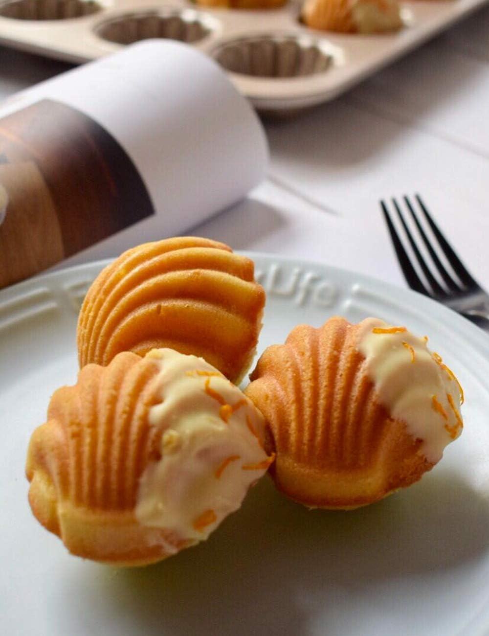 貝型　マドレーヌ　型 Amazon | CHEFMADE 貝型マドレーヌ型 カップケーキ型 12個取り ケーキ